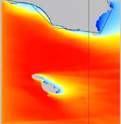 Malta shelf area battles high waves